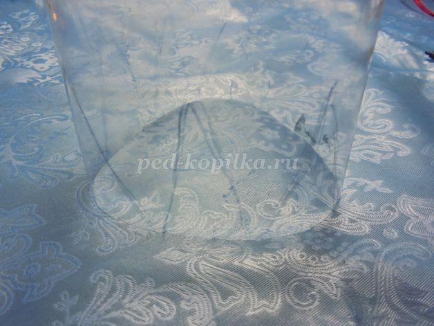 ​Новогодний колокольчик из пластиковой бутылки: часть 1