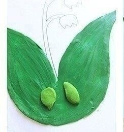 ​Оригинальный способ нарисовать ландыши