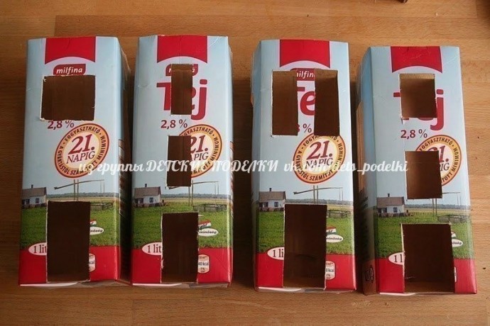 Средневековый замок из картона