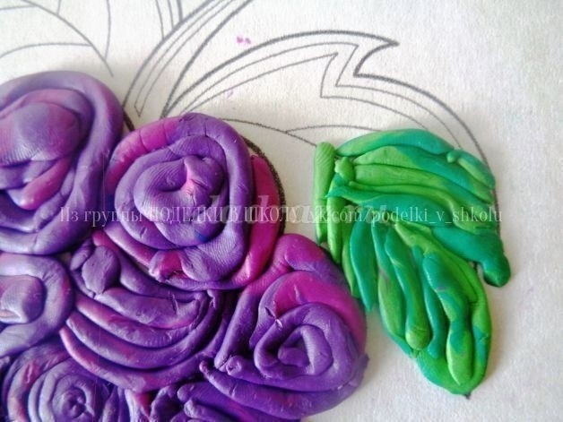 Пластилиновые фрукты