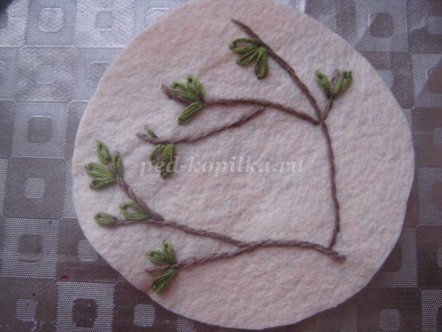 Подставка под кружку из фетра детскими руками: мастер-класс Подставка под кружку из фетра детскими руками: мастер-класс