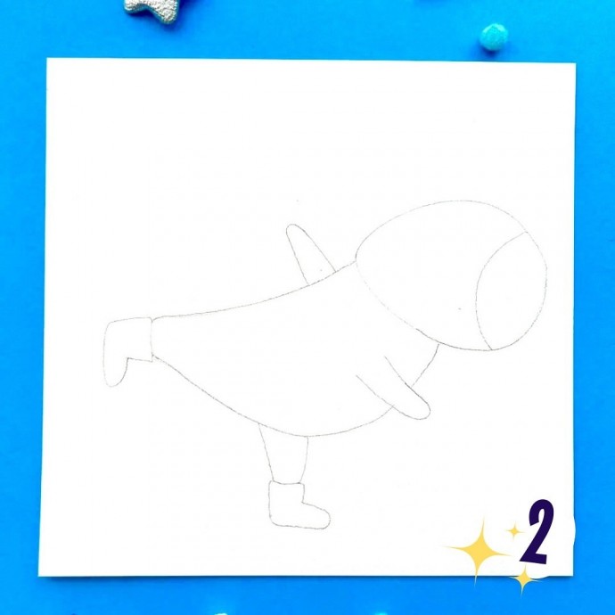 Рисуем новогоднюю капибару Рисуем новогоднюю капибару