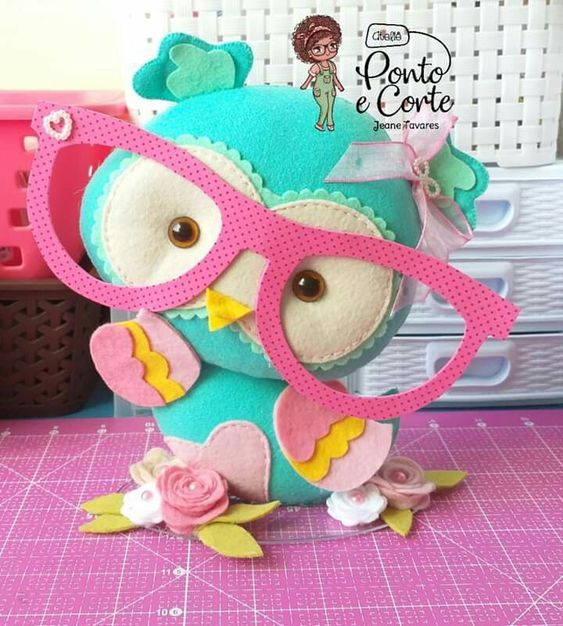 Совы из фетра