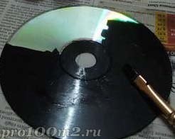 Украшение для стен из CD-диска