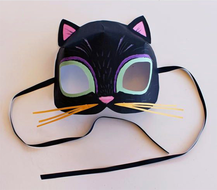 Детская маска "Кошечка"