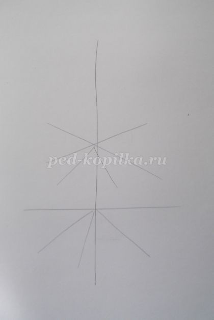 Как нарисовать ель акварелью: часть 1