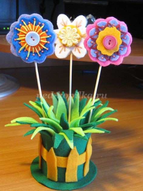 Хороши цветочки у меня в садочке: мастер-класс, часть 2