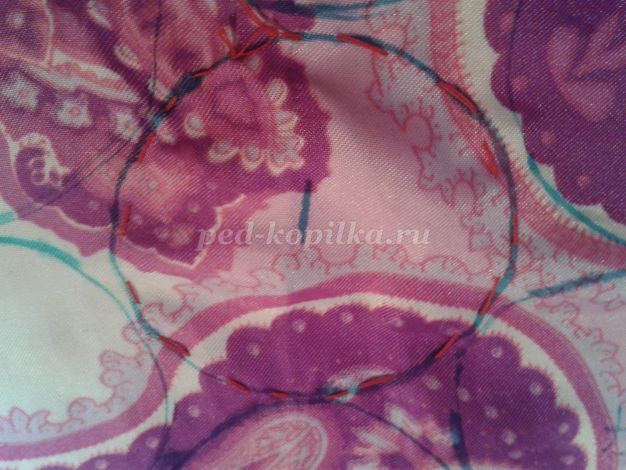 Детская брошь в японской технике "Комоно": мастер-класс, часть 1