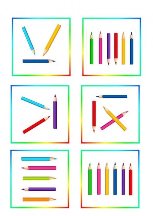 ​Игры с цветными карандашами