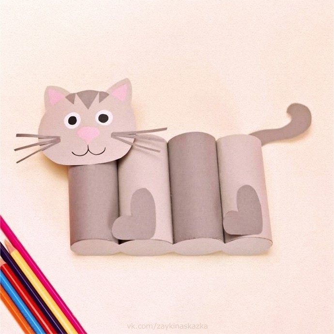 Карандашница в виде котика Карандашница в виде котика