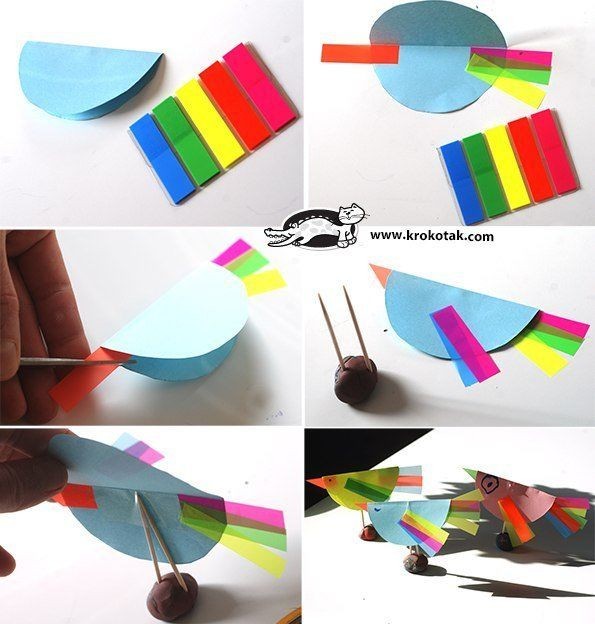 Курочки из бумаги