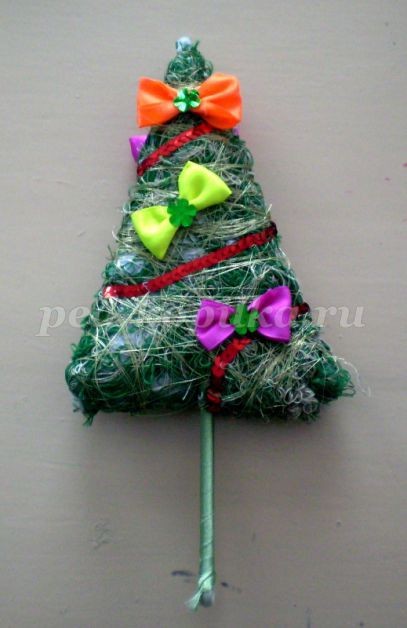 Новогодняя елка детскими руками: часть 2