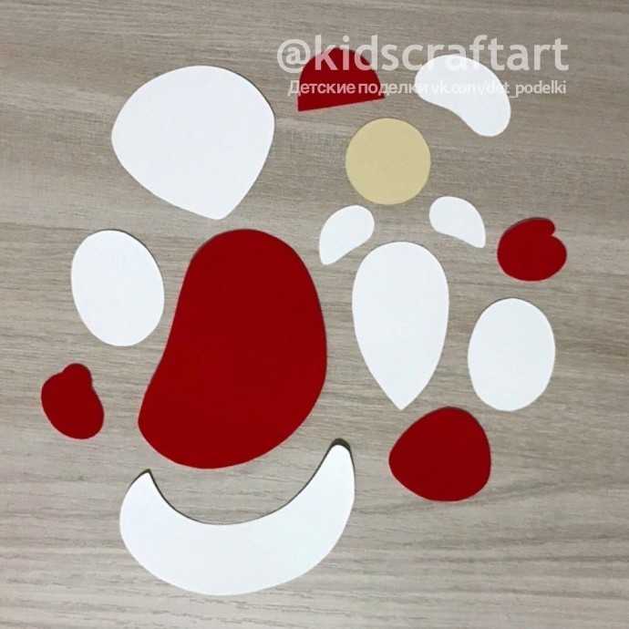 Детские новогодние поделки-открытки