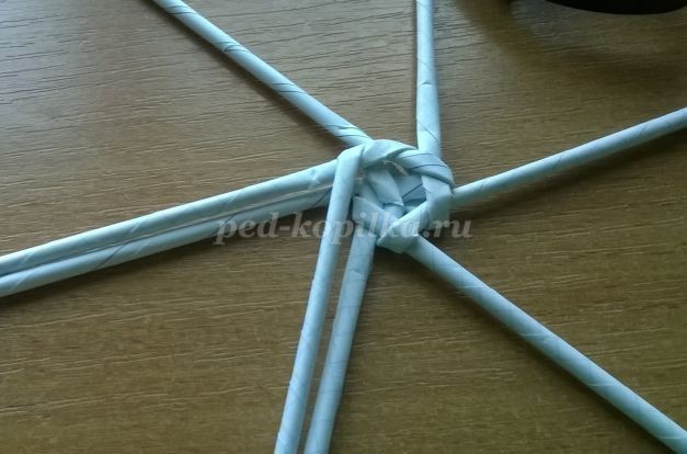 ​Грибочки в технике спирального плетения: часть 2