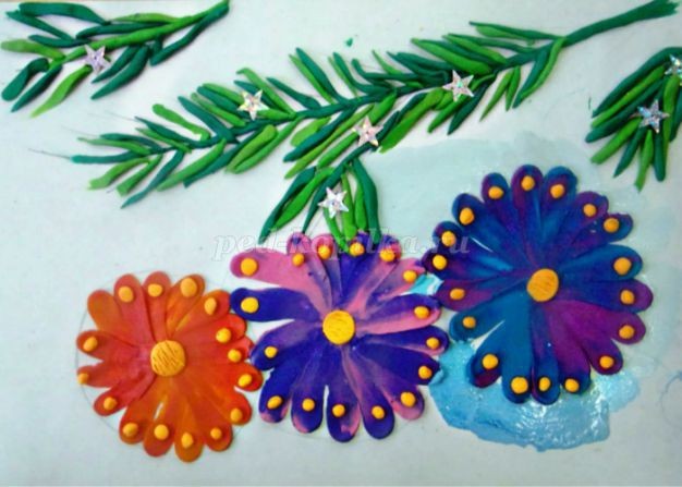 Подарок на Новый год своими руками в технике пластилинографии: часть 2 Подарок на Новый год своими руками в технике пластилинографии: часть 2