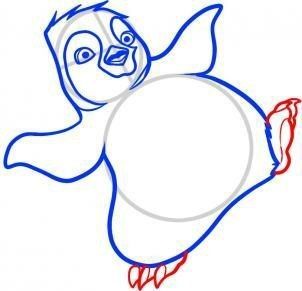 Рисуем пингвина