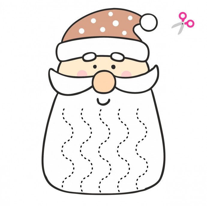 Вырезаем разной формы бороды у гномиков Вырезаем разной формы бороды у гномиков