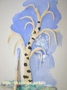 Зимняя березка