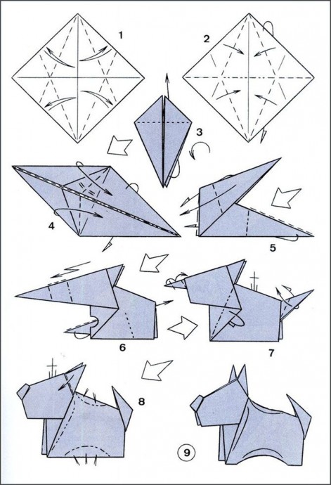 Зверушки-оригами