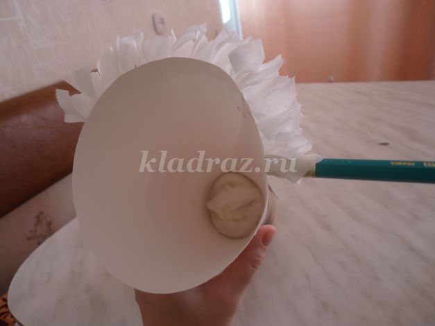 Дед Мороз в технике торцевания