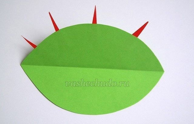 Кактус из бумаги