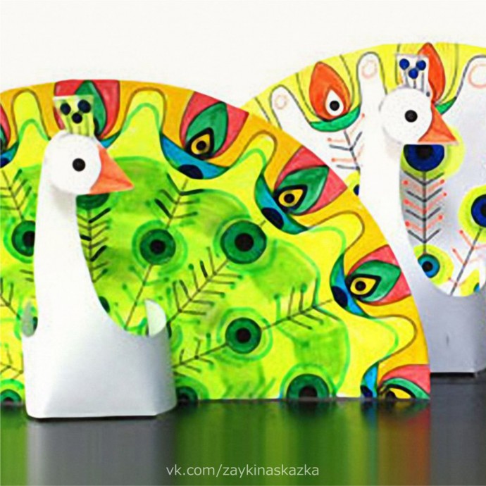 Бумажные павлины Бумажные павлины