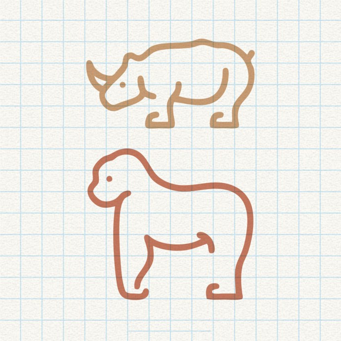 Легко и просто рисуем различных животных