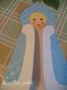 Объёмная снегурочка