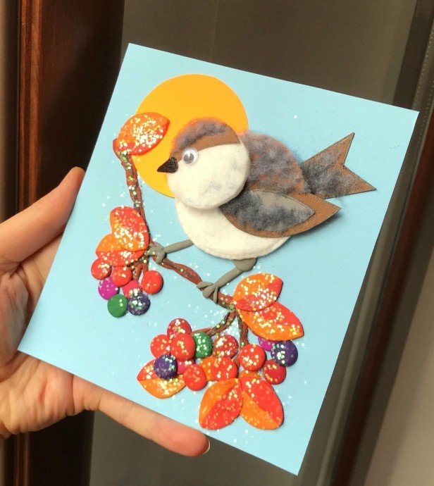 Осенний воробушек Осенний воробушек