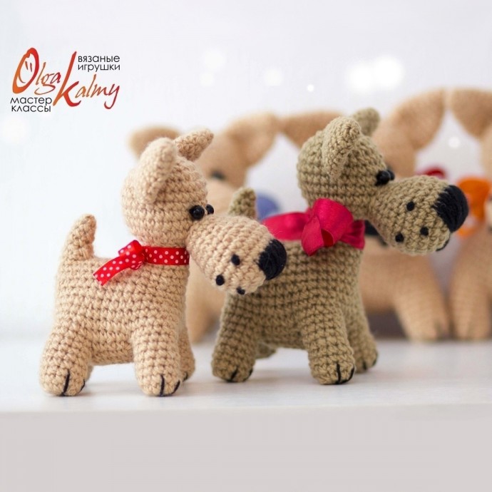 Собачонка из пряжи Собачонка из пряжи