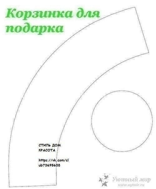 Красивая корзинка Красивая корзинка