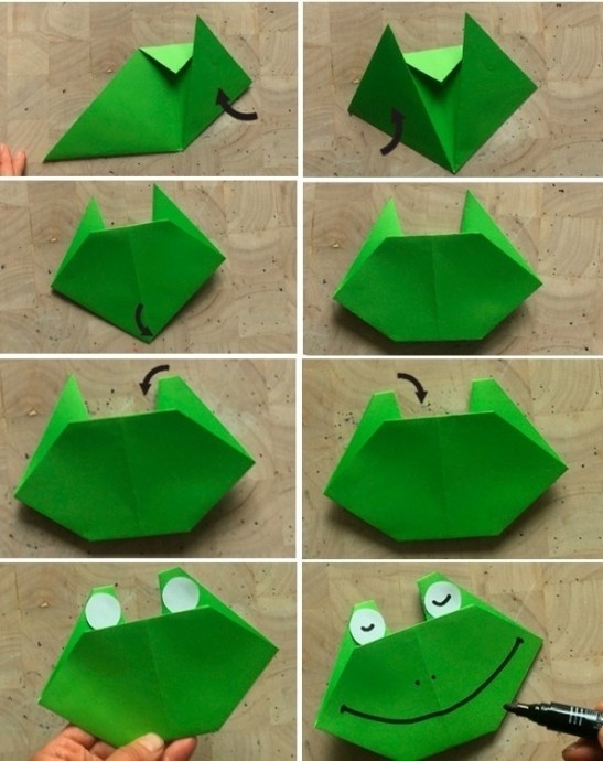 Лягушки оригами