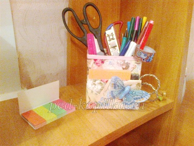 Изготовление подставки для ручек и карандашей Изготовление подставки для ручек и карандашей