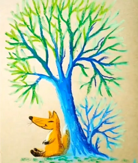 Лисичка под деревом Лисичка под деревом