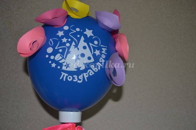 ​Топиарий цветочный на воздушном шарике: часть 3