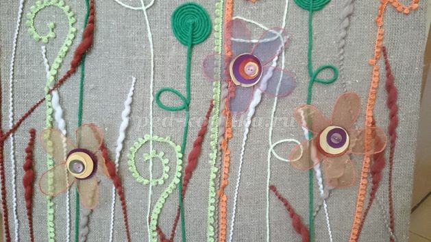 Цветущая поляна: мастер-класс, часть 3