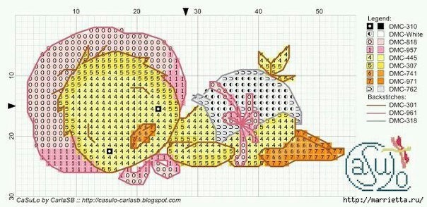 Вышивка забавных утят