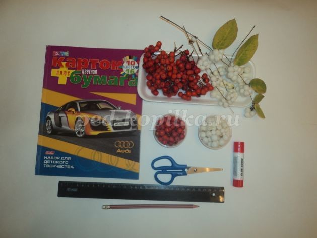 ​Весёлый снеговик с использованием природных материалов