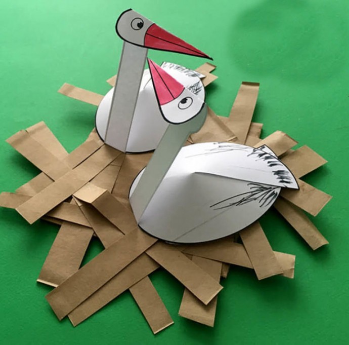 Аисты в гнезде Аисты в гнезде