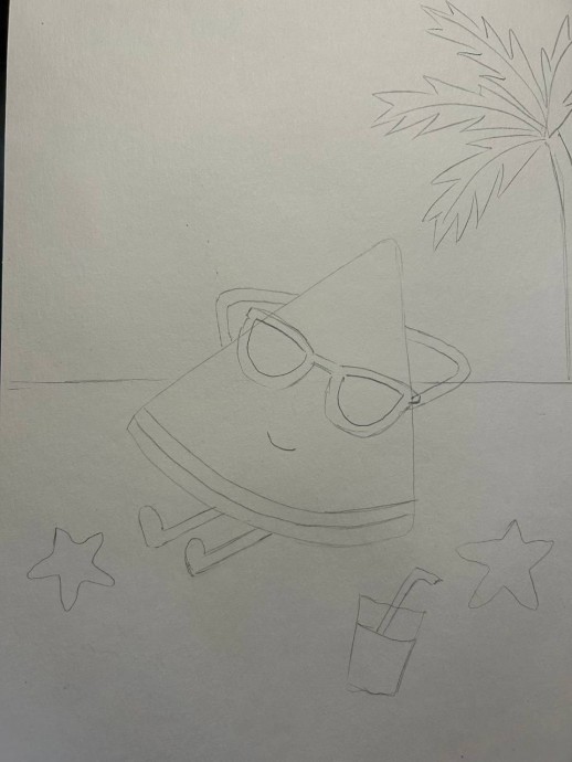 Арбуз на отдыхе