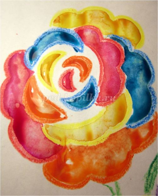 Рисование цветов акварелью "Радужные розы": мастер-класс, часть 5 Рисование цветов акварелью "Радужные розы": мастер-класс, часть 5