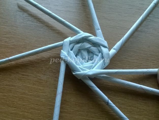 ​Грибочки в технике спирального плетения: часть 2