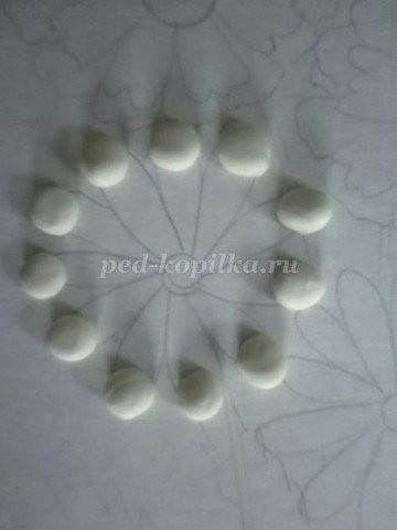 ​Яркий букет из пластилина