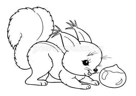 ​Объёмная аппликация "Белка"