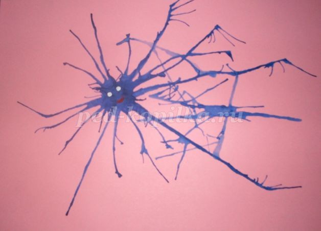 Рисование в технике "Кляксография"