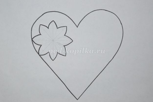 ​Сердечко в технике вырезания: часть 1