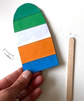 Мороженое из картона Мороженое из картона