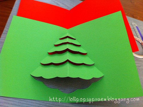 Новогодняя открытка, которую сделают и малыши