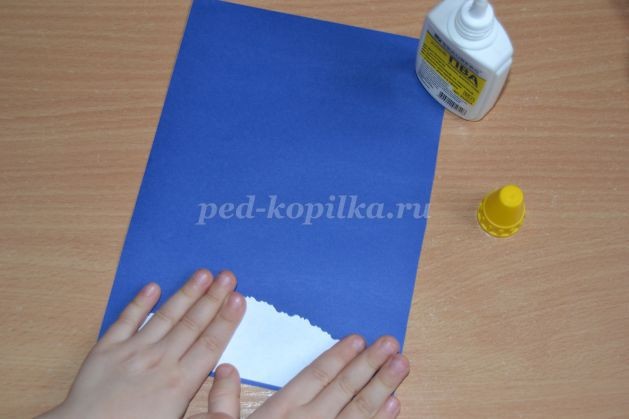 Снеговик из ватных дисков: часть 1 Снеговик из ватных дисков: часть 1