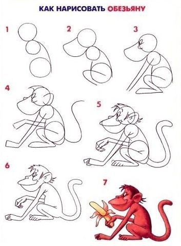 Уроки рисования животных
